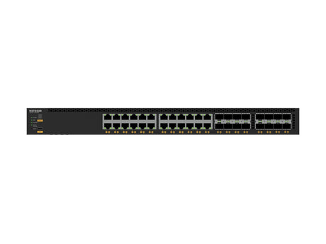 NETGEAR M4350 XSM4340V 40-Port 24x10G/Multi-Gig PoE++ (290W base, up to 1,770W), 8xSFP+ and 8xSFP28 25G Managed Switch