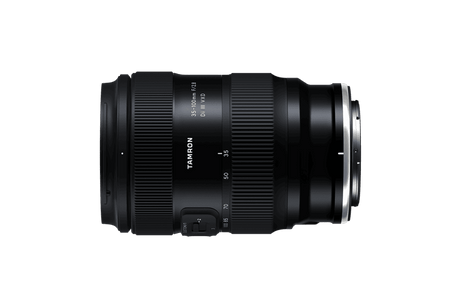 Tamron 35-100mm F/2.8 Di III VXD lens, Nikon Z Mount top view