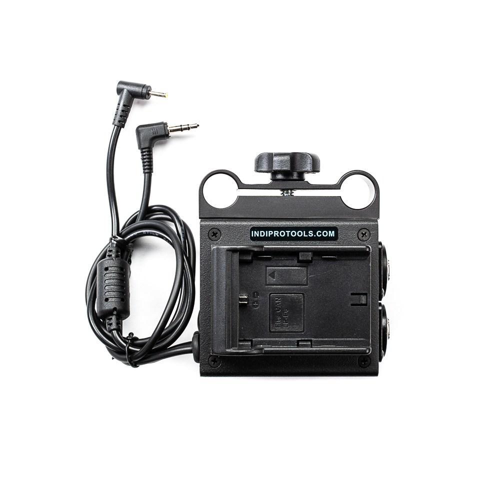 Open Box Power Grid & XLR Audio Box with Dual LP-E6 Plates for Blackmagic Pocket Cinema Camera