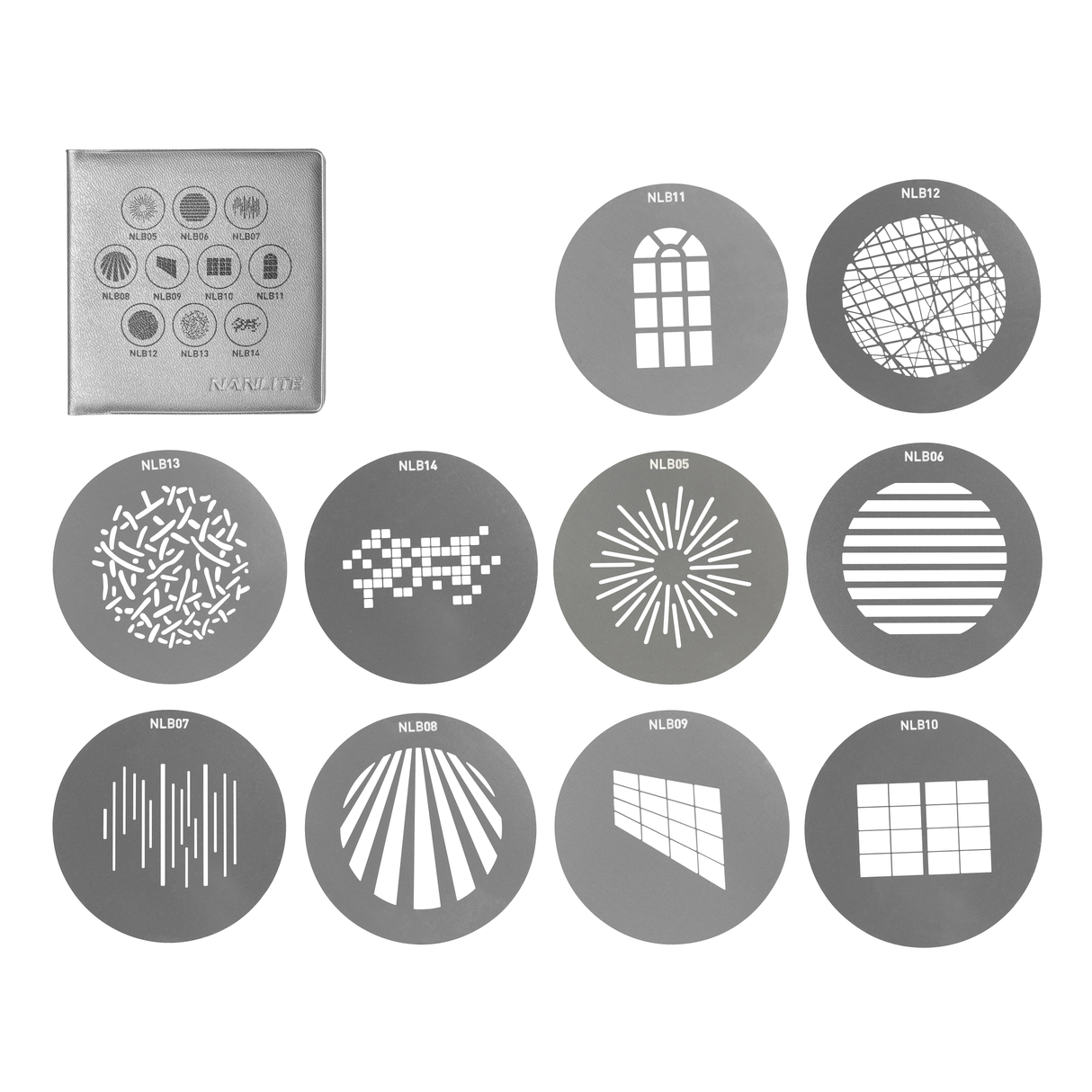 Bowens Projection Attachment GOBO Set 1