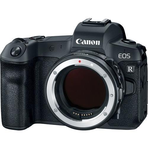 Canon EF-EOS R Drop-in Filter RF Lens Mount Adapter with Drop-in Circular Polarizing Filter A