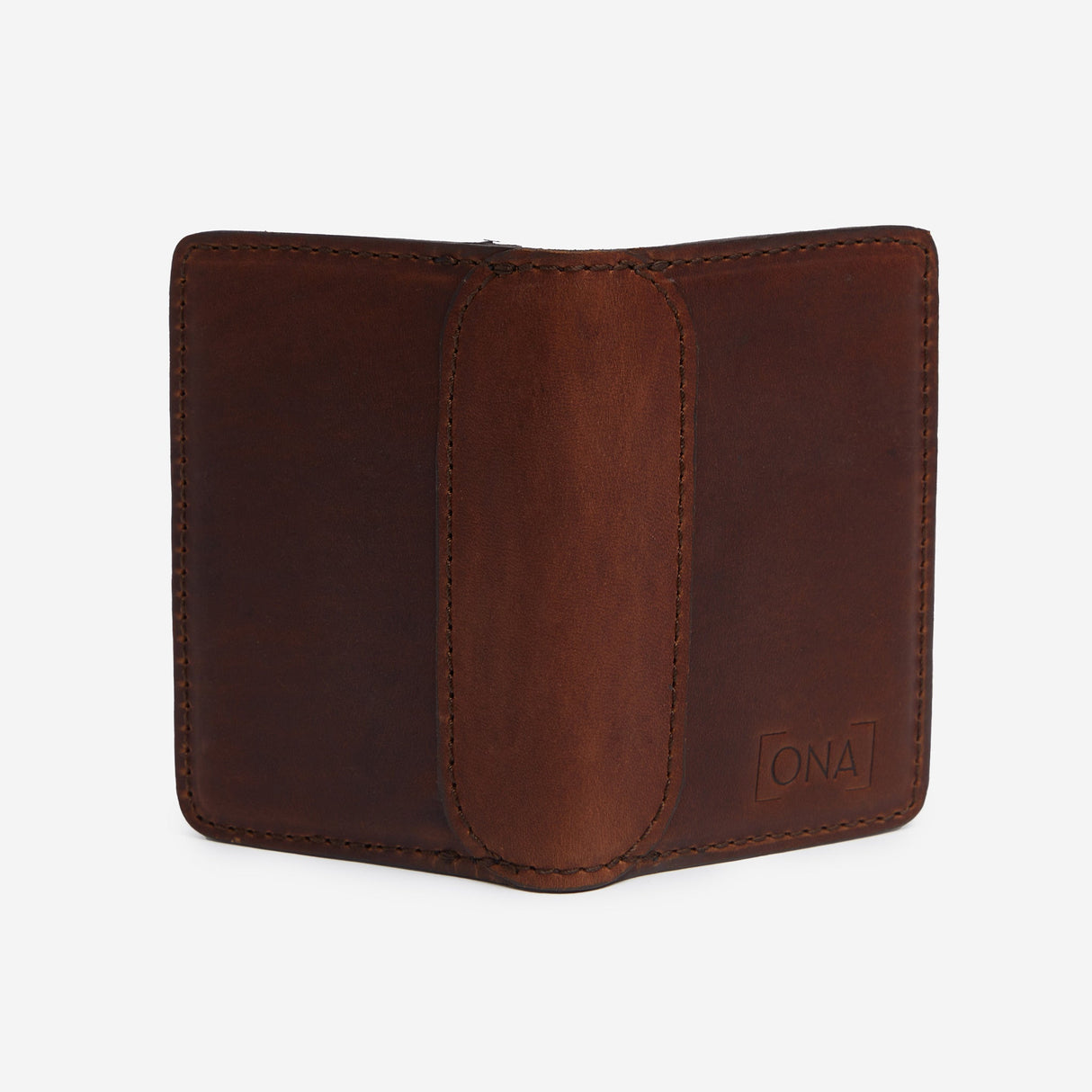 ONA Leather Wallet for Cash and Credit Cards - Antique Cognac