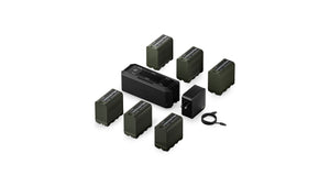 Tilta Foldable Charging Station for L-Series/NP-F Battery Kit (6 Batteries, US) - Black