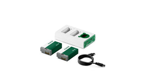 Tilta LP-E17 Charging Station Battery Kit (2 Batteries) - Forest Green