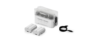 Tilta NP-FZ100 Charging Station Battery Kit (2 Batteries) - Off White