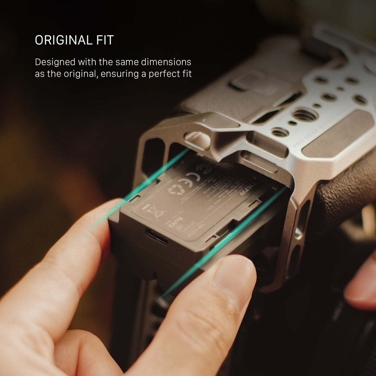 Tilta NP-FZ100 Battery with USB-C Input (2400mAh) - Off White
