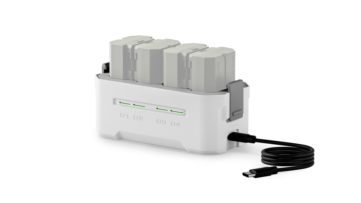 Tilta Portable Charging Station for NP-FZ100 (4 Channel) - Off White