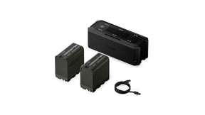 Tilta Foldable Charging Station for L-Series/NP-F Battery Kit (2 Batteries) - Black