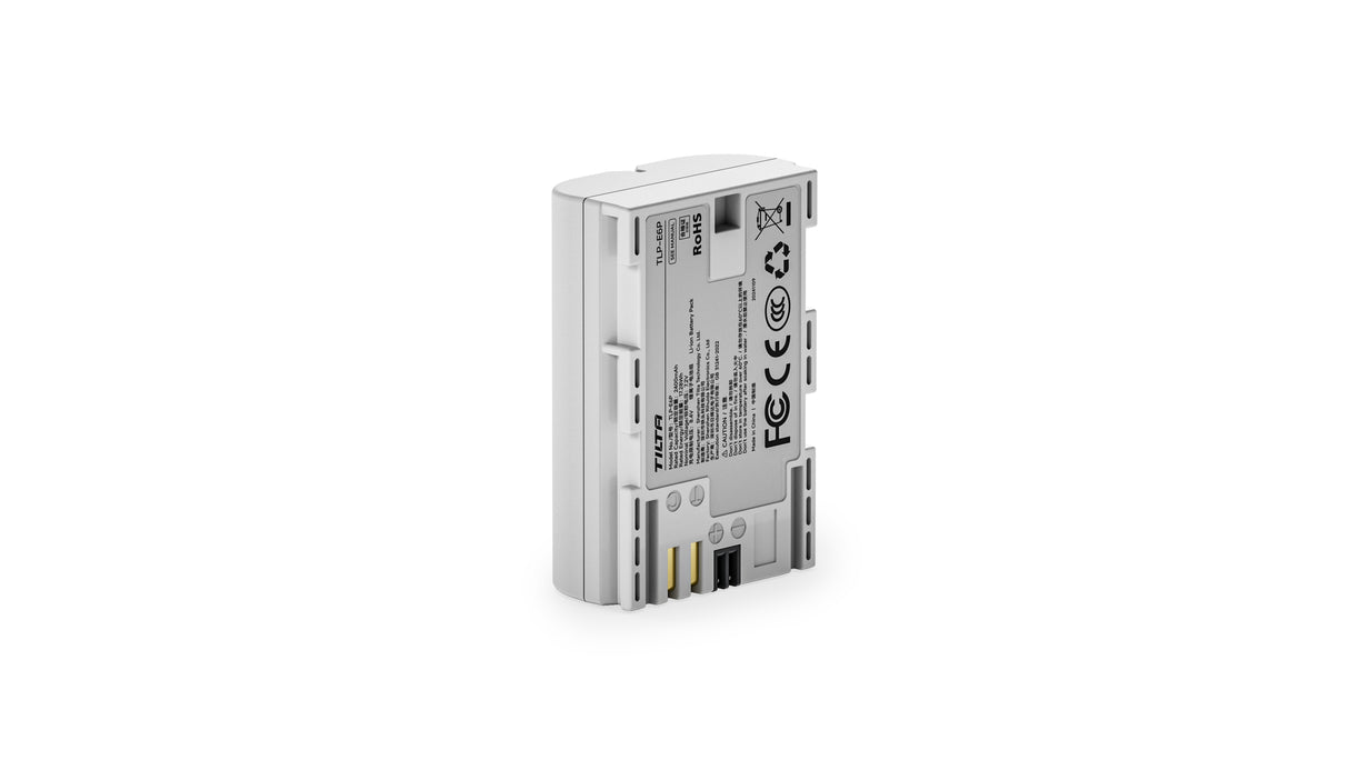 Tilta LP-E6P Battery with USB-C Input (2400mAh) - Off White