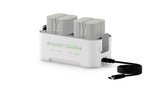 Tilta Portable Charging Station for LP-E6 (4 Channel) - Off White