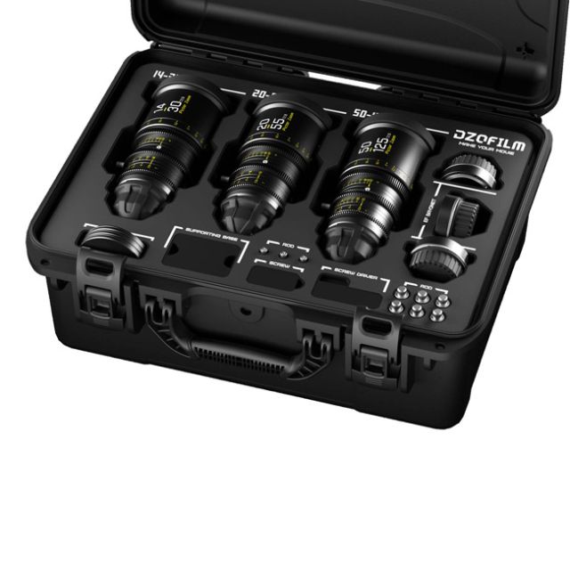 Dzofilm Pictor T2.8 Super35 Zoom 3-Lens Bundle (Pl & Ef Mount, Black)