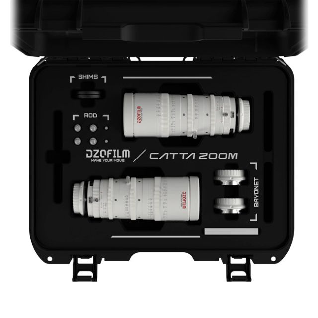 Dzofilm Catta Ff 18-35/70-135mm T2.9 Cine 2-Lens Bundle (Sony E, White)