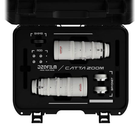 Dzofilm Catta Ff 18-35/70-135mm T2.9 Cine 2-Lens Bundle (Sony E, White)
