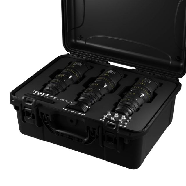 Dzofilm Catta Ff 18-35/35-80/70-135mm T2.9 Cine 3-Lens Bundle (Sony E, Black)