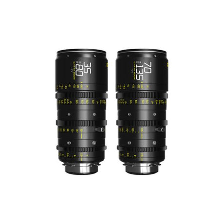 Dzofilm Catta acE Ff 35-80 & 70-135mm T2.9 Zoom Lens Bundle (Pl/Ef, Black)
