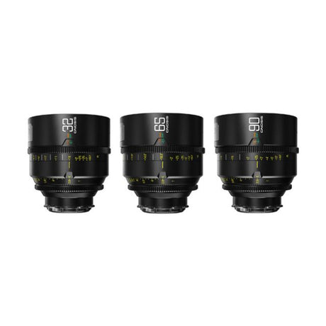 Dzofilm 32, 65, 90mm T2.8 Gnosis Macro Prime 3-Lens Kit (Lpl With Pl & Ef Mounts)