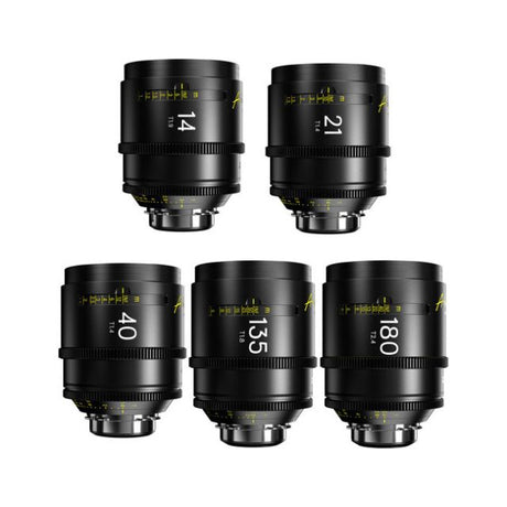 Dzofilm Arles Ff/Vv Prime Cine 5-Lens 14/21/40/135/180mm Set (Arri Pl)