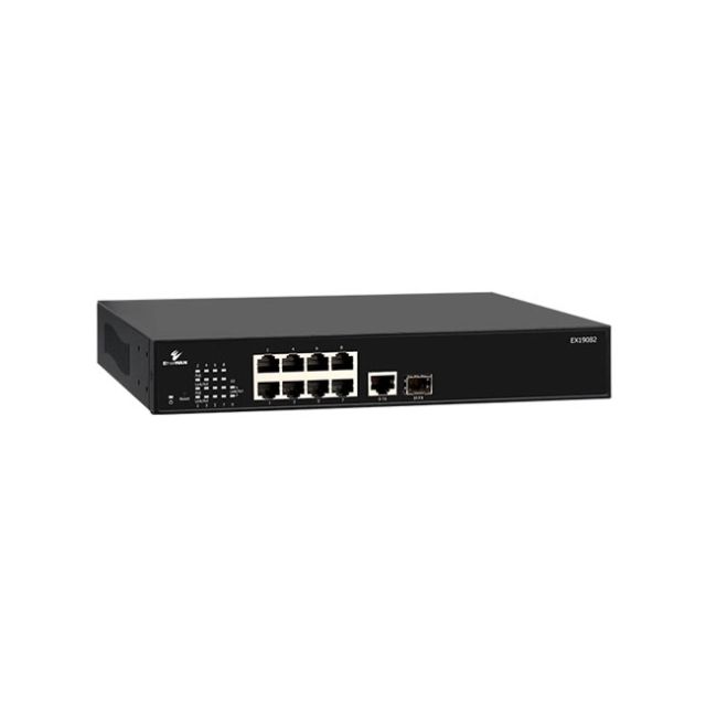 EtherWAN Smart Managed 10-Port Gigabit PoE Ethernet Switch 