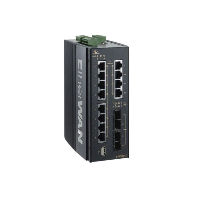 EtherWAN 8-Port 10/100/1000BASE-T + 2 1G/10G SFP+ Ports 