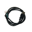 EtherWAN 6' Power Cord (18AWG / 3C Unshielded, NEMA 5-15P Plug, ROJ 2 5/8" Stripped)