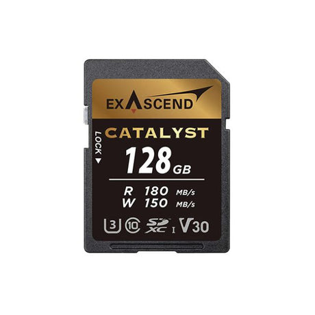 ExasCEnd 128Gb Catalyst Sdxc, Uhs-I, V30 Memory Card
