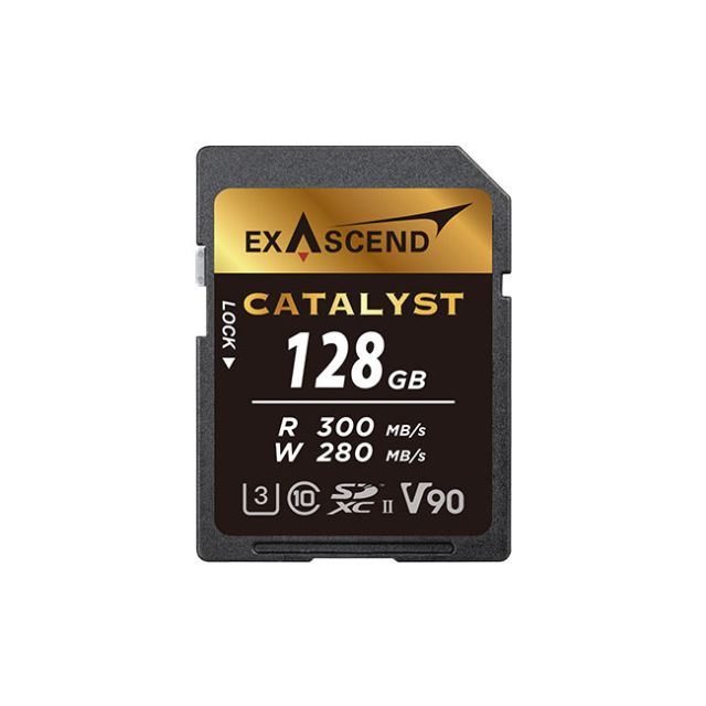 ExasCEnd 128Gb Catalyst Sdxc, Uhs-Ii, V90 Memory Card