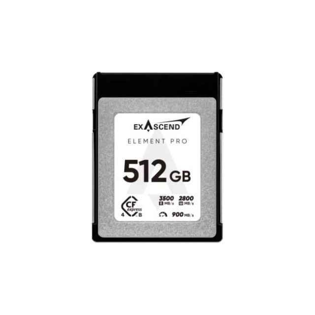 Exascend CFexpress 4.0 Type B Element Pro Series 512GB Memory Card