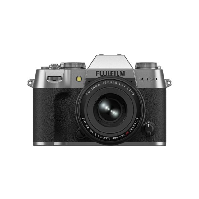 Fujifilm X-T50 Mirrorless Digital Camera (Silver)