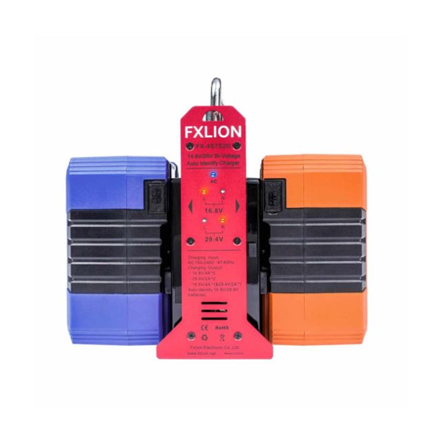 Fxlion Dual Channel Automatic Voltage Charger (V-Mount)