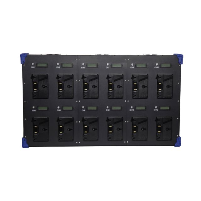 Fxlion PL-Q4A12 2-Bay Gold-Mount Fast Wall Charger