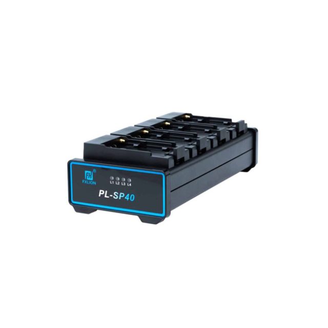 Fxlion 4 CH Charger for Sony NP-F & Panasonic D54 Batteries  8.4V / 1A