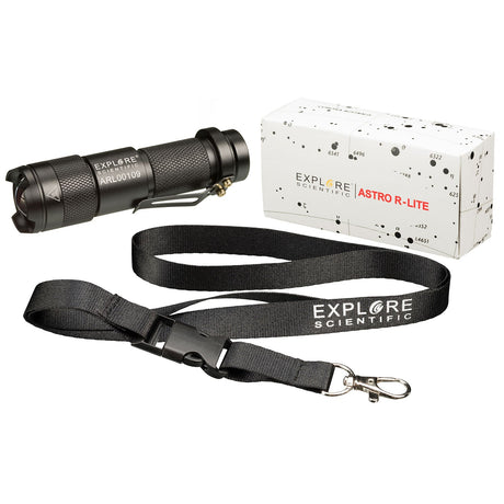Explore FirstLight 8" Dobsonian Telescope Package Includes ReflexSight, Astro R-Lite Red Flashlight, Tirion Double-Sided Multi-Latitude Planisphere and Moon Crater Map