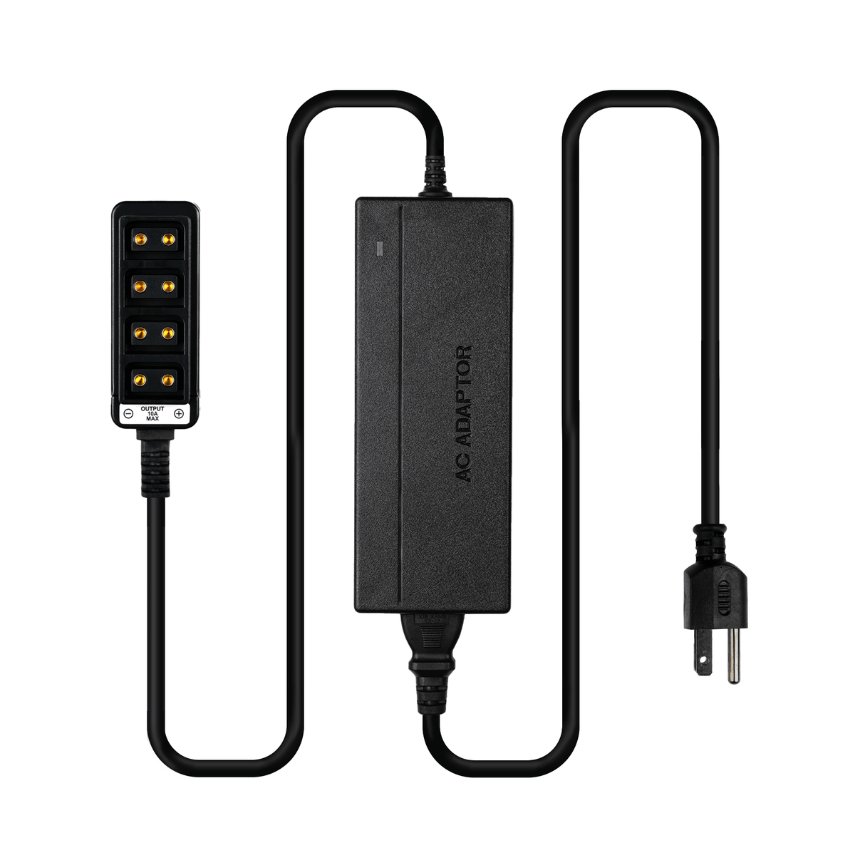 Indipro 15V AC Power Supply to 4-Way D-Tap Splitter (10A, 10')