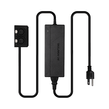 Indipro 15V AC Power Supply to Dual 4-Pin Female XLR Outputs (10A, 10')