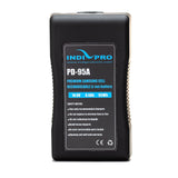Indipro 2x Compact 95Wh Gold Mount Li-ion Batteries and Dual Gold-Mount Battery Charger Kit