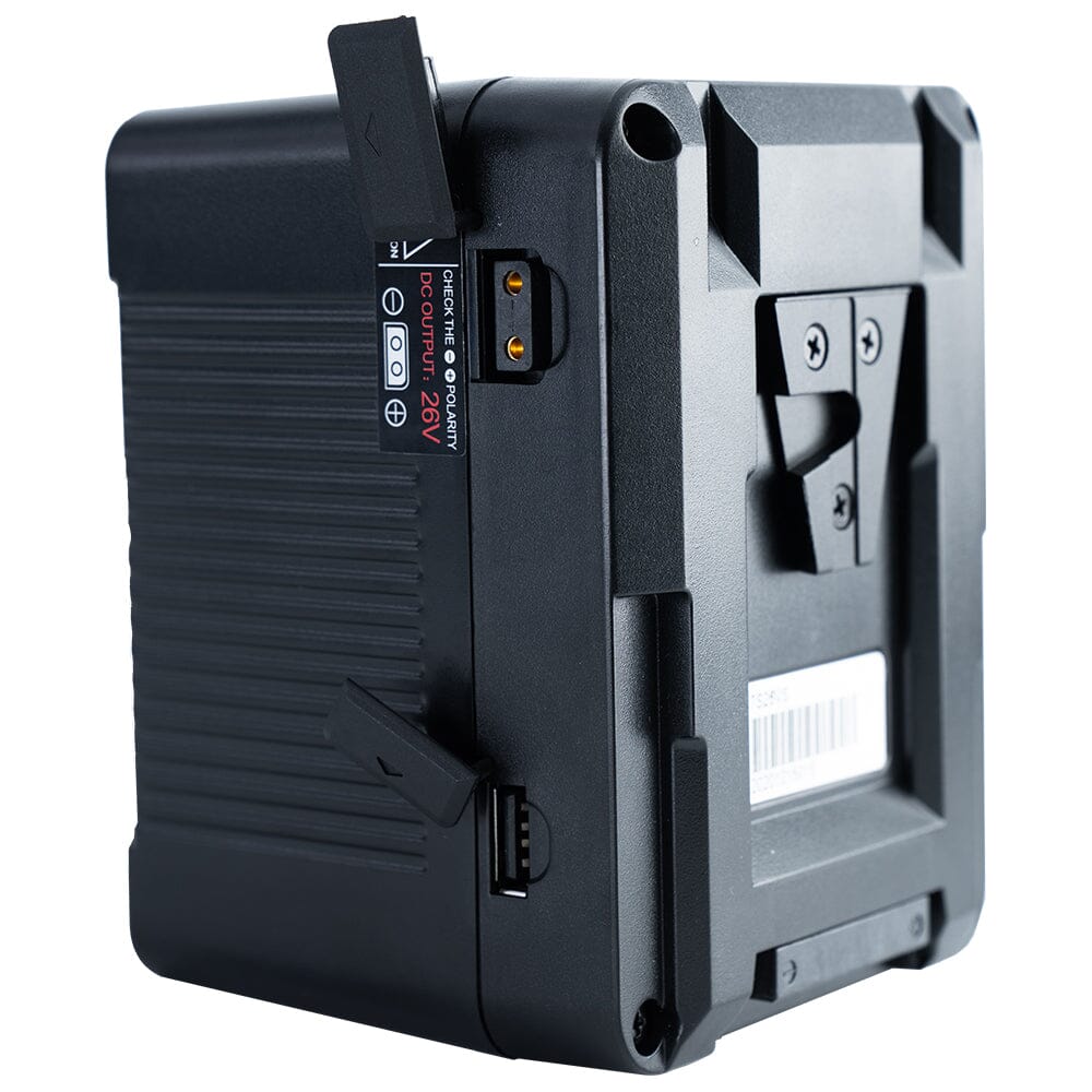 Indipro 2x Micro-Series 26V 265Wh V-Mount Li-Ion Batteries and 26V V-Mount Quad Charger Kit