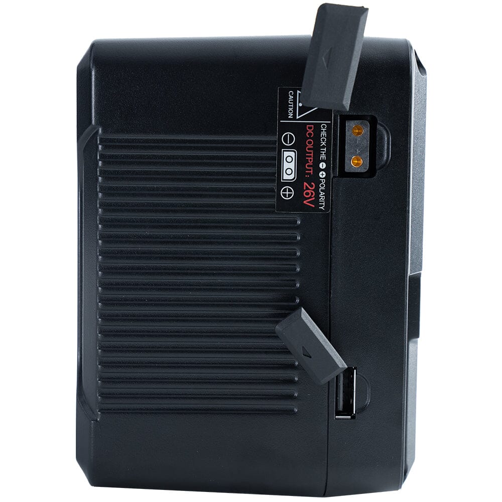Indipro 2x Micro-Series 26V 265Wh V-Mount Li-Ion Batteries and 26V V-Mount Quad Charger Kit