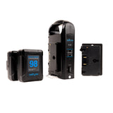 Indipro 2x Micro-Series 98Wh Gold Mount Li-Ion Batteries Blackamgic URSA Kit