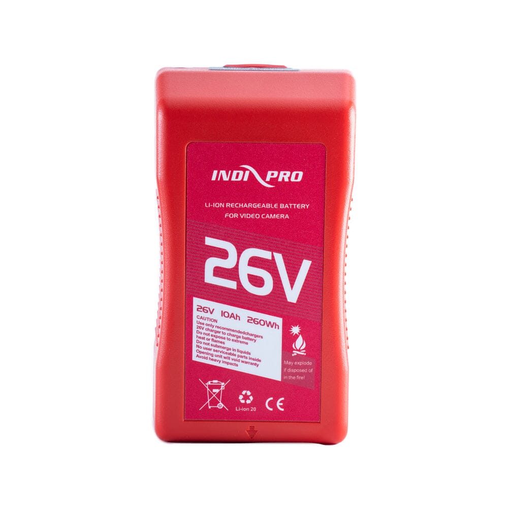 Indipro Compact Series 260Wh 26V V-Mount Li-Ion Battery