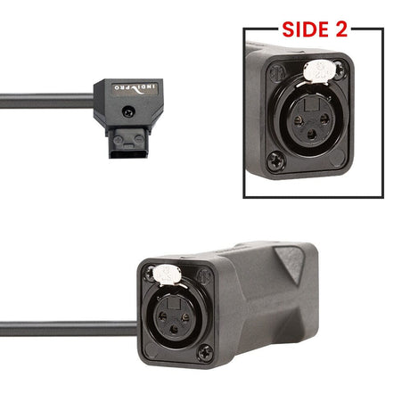 Indipro D-Tap to Dual 3-Pin Female XLR Connectors (24")