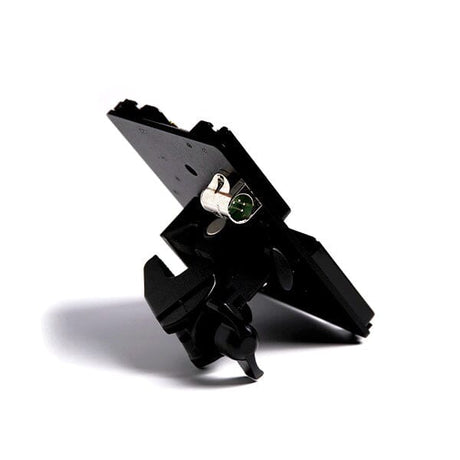 Indipro Dual Gold Mount Battery Plate with 4-Pin XLR Output & Locking Clamp