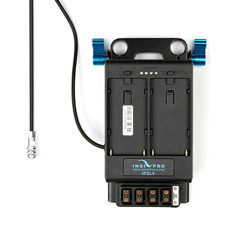 Indipro Dual NP-F Battery Plates for BMPCC 4K/6K/6K Pro with 15mm Rod Mount and 4x D-Tap Outputs