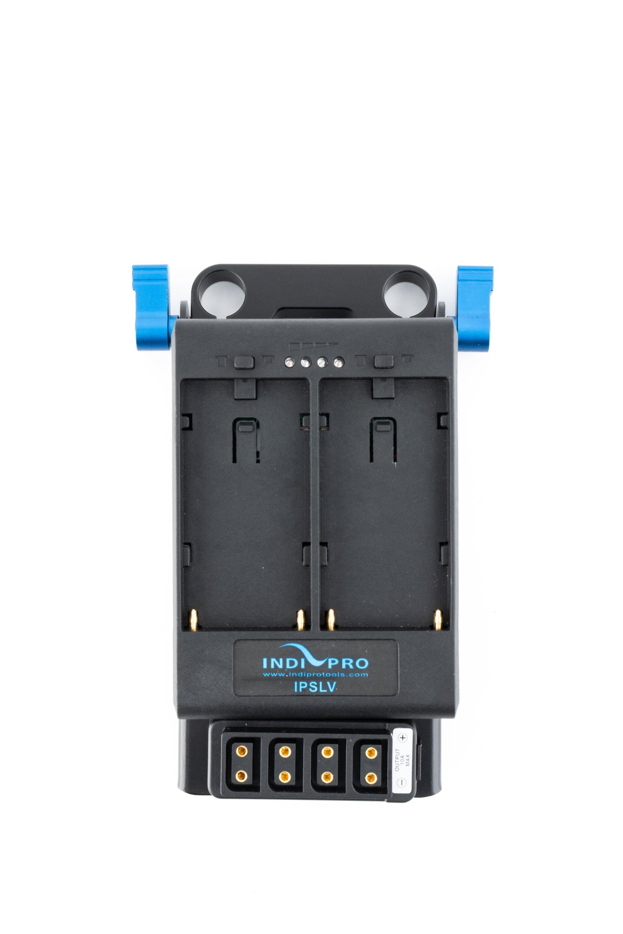 Indipro Dual NP-F Battery Plates with 4x D-Tap Outputs and 15mm Rod Mount