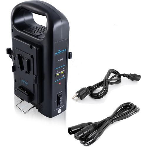 Indipro 2x Compact Series 95Wh Li-Ion Batteries and Dual V-Mount Charger Kit (V-Mount)