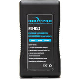 Indipro 2x Compact Series 95Wh Li-Ion Batteries and Dual V-Mount Charger Kit (V-Mount)
