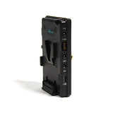 Indipro V-Mount Plate to Gold Mount Adapter w/ Multiple Outputs