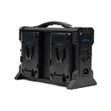Indipro V-Mount Quad 14.4V Battery Charger with XLR Output