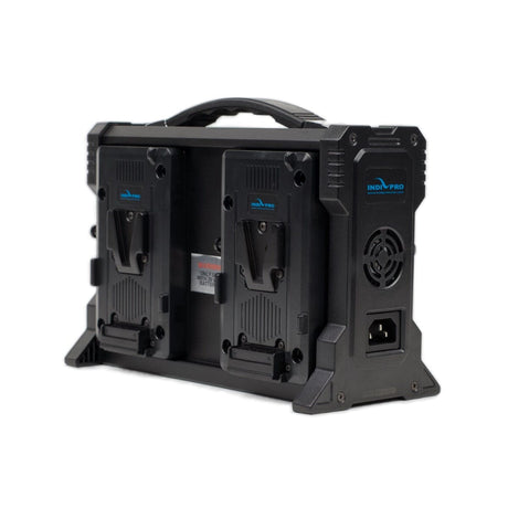 Indipro V-Mount Quad 26V Battery Charger with XLR Output