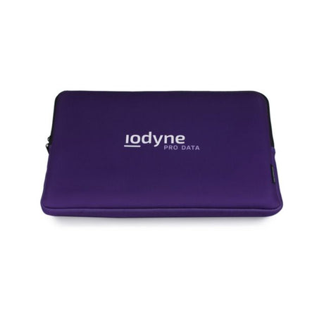 Iodyne Lined Protective Soft Sleeve For Pro Data With Zipper Closure & acCEssory Pocket (Violet)