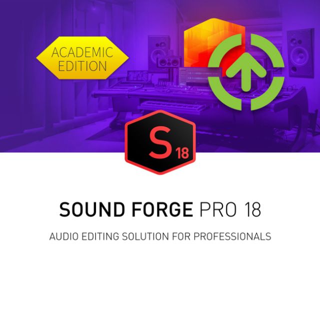 MAGIX SOUND FORGE Pro 18 (Academic, Upgrade from Previous Version) ESD
